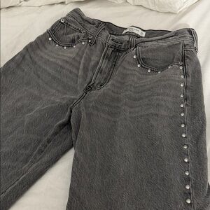 Abercrombie & Fitch Gray Straight Leg Jeans